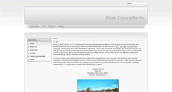 Desktop Screenshot of klukconsultants.com